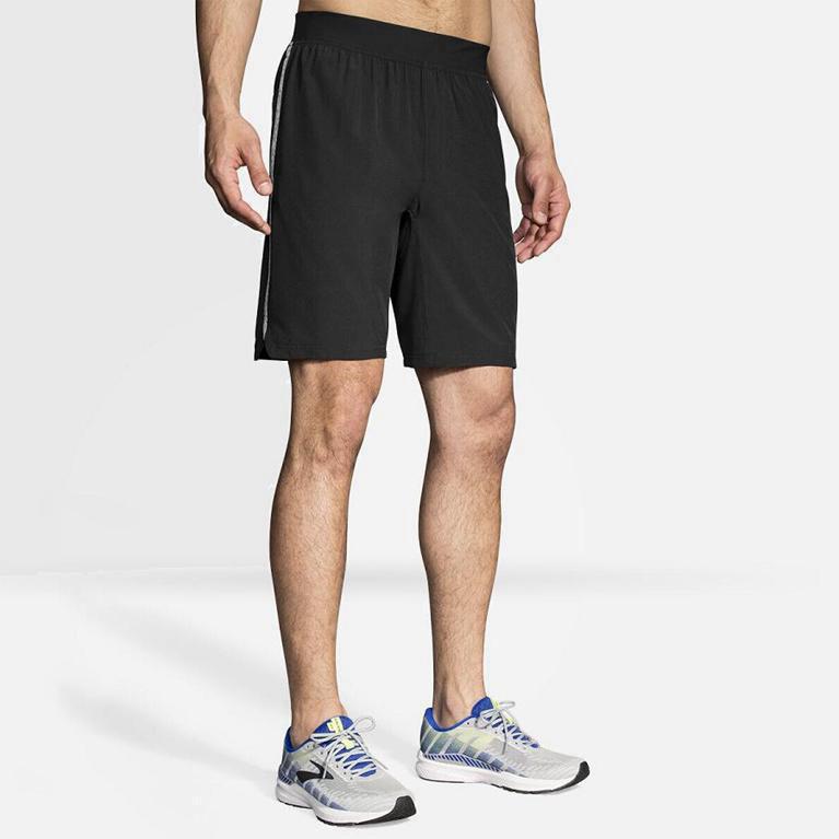 Brooks Equip 9 Mens Running Shorts Ireland Grey (RLTE-98126)